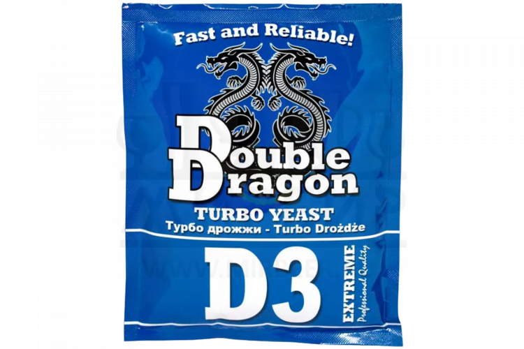 Спиртовые дрожжи Double Dragon "Turbo D3 Extreme", 92 г